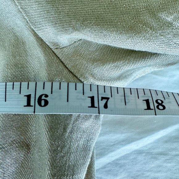 Guess Shimmery Gold Cream Linen Blend Moto Jacket - Picture 13 of 15